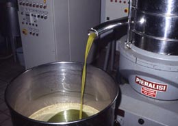 Olivenöl-Ablauf Ölmühle