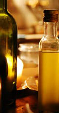 Olivenöl-Flaschen